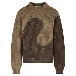 Erl Brown Wool Blend Sweater Men